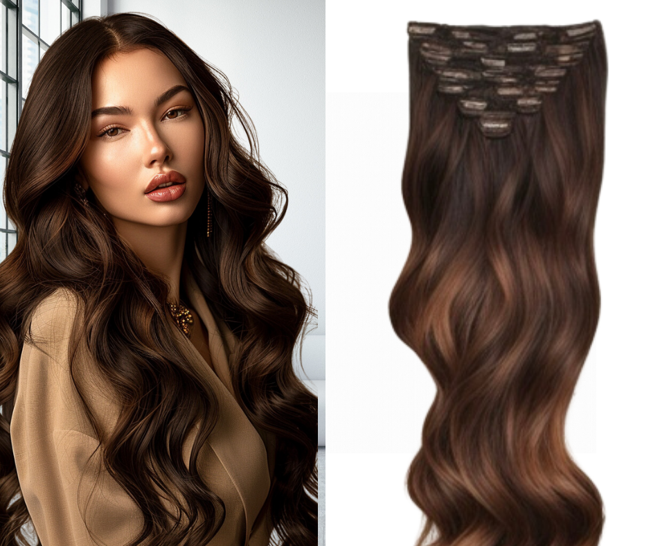 Clip-In Human Hair Extensions